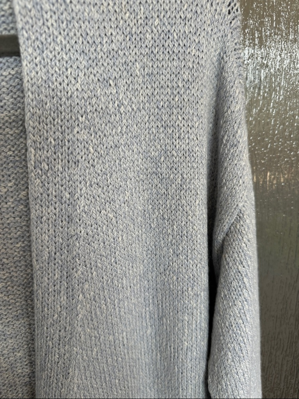 Eileen Fisher V-neck Organic Cotton Cardigan In Delphine Grey Alpaca Sm NWT - Picture 11 of 11